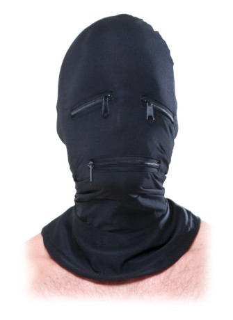 Zipper Face Hood